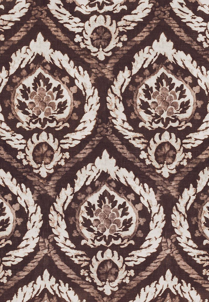 Abaza Resist Bark 173951 by Schumacher Designer Fabric COLLECTION-NAME-TBA-173950 55% Linen, 45% Cotton - Horizontal: 27 and Vertical: 54 54 - Swanky Fabrics -