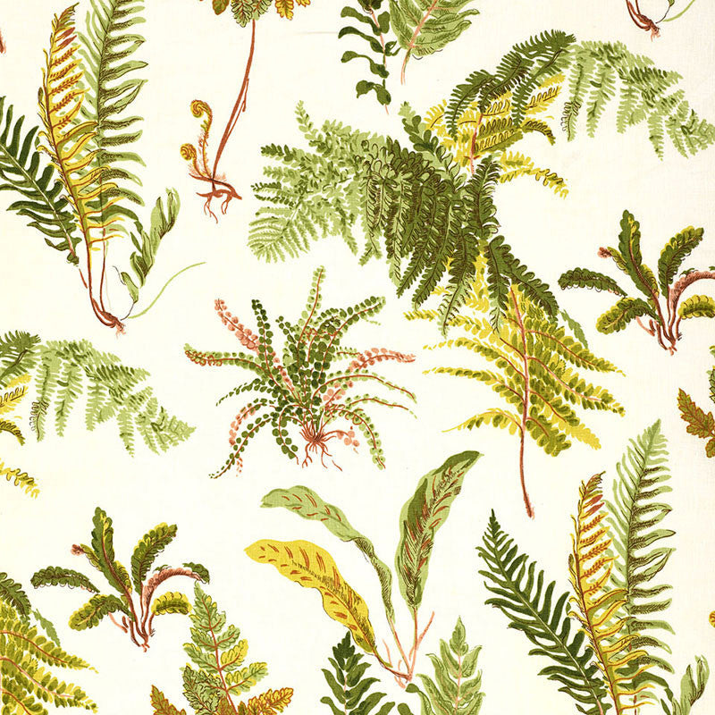 Les Fougeres Spring 174091 by Schumacher Fabric Schumacher Fabric Les Fougeres Spring 174091Fabric LINEN 100% BELGIUM </p><p>Repeat: H: HORZ. 18" (46CM) , V: VERT. 25 1/4" (64CM) 54 - Fabric Carolina -