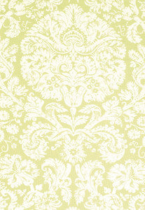 Barresa Damask Pear 174131 by Schumacher Designer Fabric