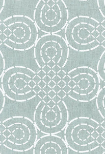 Trellis Knot Cirrus 174220 by Schumacher Designer Fabric