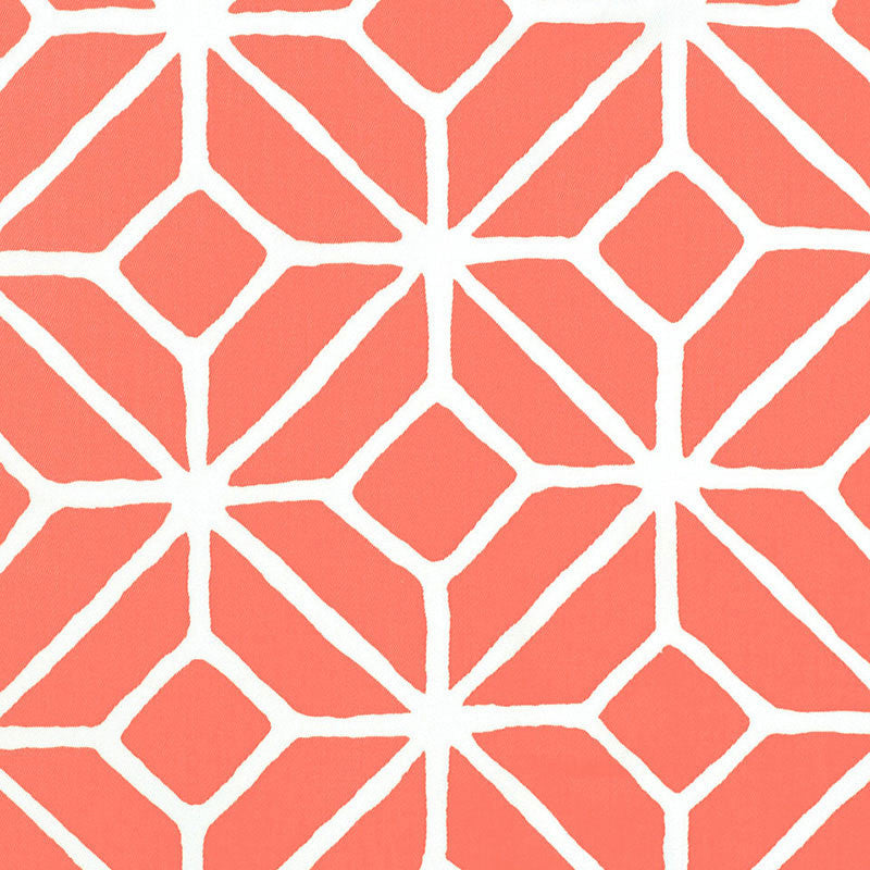 Trellis Print Watermelon 174232 by Schumacher Designer Fabric TRINA TURK See Sample UNITED STATES OF AMERICA MEDIUM DUTY </p><p>Repeat: Horizontal: 18" (46CM) and Vertical: 18" (46CM) 54" WIDE (137CM) - Swanky Fabrics -