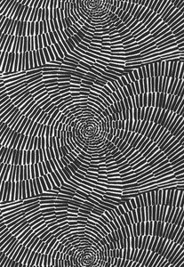 Sonriza Print Black 174243 by Schumacher Designer Fabric