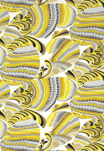 Pisces Print Driftwood 174332 by Schumacher Designer Fabric