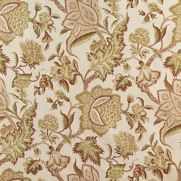 Ceylon Floral Vine Antique 174341 by Schumacher Designer Fabric CLASSIC PRINTS LINEN 100% UNITED KINGDOM </p><p>Repeat: Horizontal: 18" (46CM) and Vertical: 36" (91CM) 54 - Swanky Fabrics -