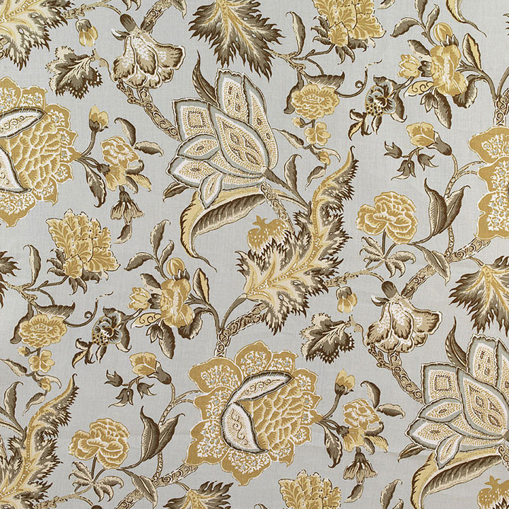 Ceylon Floral Vine Mineral 174342 by Schumacher Designer Fabric CLASSIC PRINTS See Sample UNITED KINGDOM . </p><p>Repeat: Horizontal: 18" (46CM) and Vertical: 36" (91CM) 54" WIDE (137CM) - Swanky Fabrics -