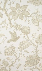 Bali Vine Sandstone 174372 by Schumacher Designer Fabric