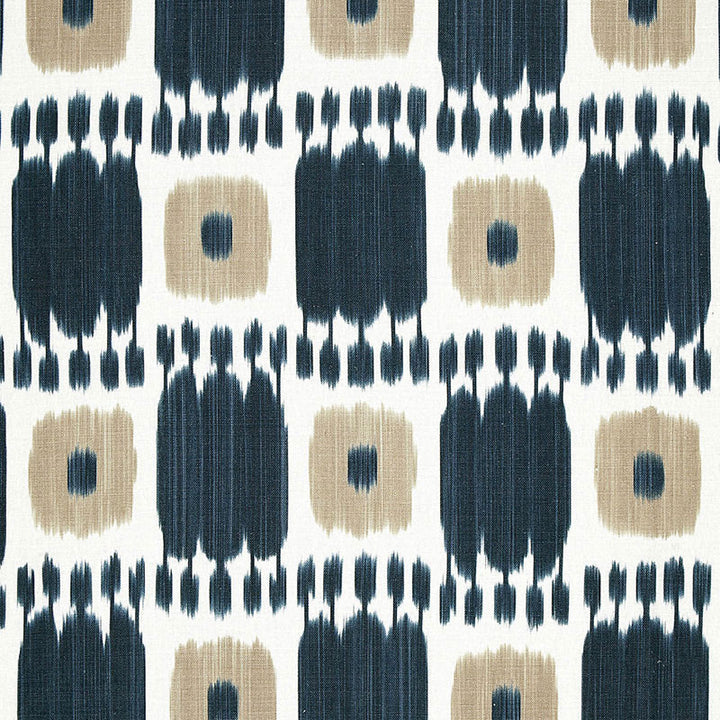 Kandira Indigo 174402 by Schumacher Fabric Schumacher Fabric Kandira Indigo 174402Fabric LINEN 100% FRANCE </p><p>Repeat: H: HORZ. 9" (23CM) , V: VERT. 29 1/2" (75CM) 53 - Fabric Carolina -