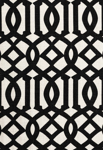 Imperial Trellis Ii Jet 174414 by Schumacher Designer Fabric