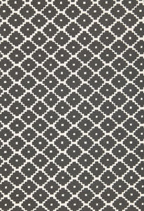 Ziggurat Charcoal 174480 by Schumacher Designer Fabric