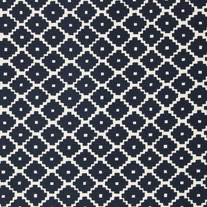 Ziggurat Navy 174486 by Schumacher Designer Fabric
