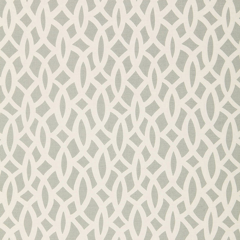 Chain Link Mineral 174490 by Schumacher Designer Fabric TESSERA I SMALL PATTERNS COTTON 100% INDIA </p><p>Repeat: Horizontal: 6 3/4" (17CM) and Vertical: 18" (46CM) 54 - Swanky Fabrics -