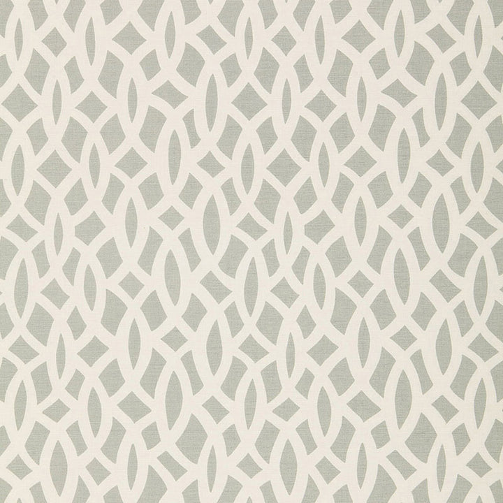Chain Link Mineral 174490 by Schumacher Designer Fabric TESSERA I SMALL PATTERNS COTTON 100% INDIA </p><p>Repeat: Horizontal: 6 3/4" (17CM) and Vertical: 18" (46CM) 54 - Swanky Fabrics -