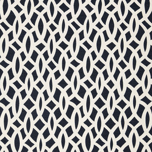 Chain Link Navy 174495 by Schumacher Designer Fabric