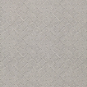 Greek Key Smoke 174501 by Schumacher Designer Fabric