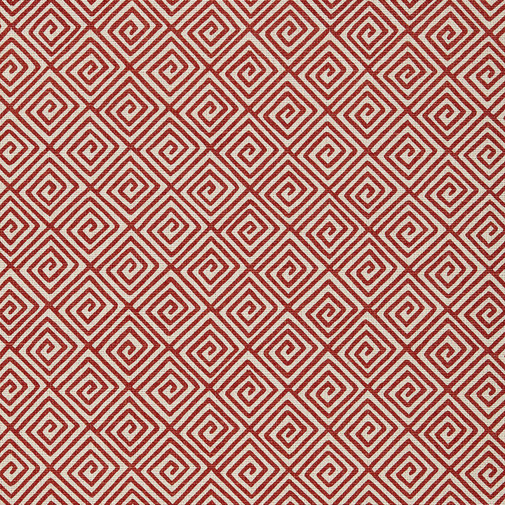 Greek Key Ruby 174502 by Schumacher Fabric Schumacher Fabric Greek Key Ruby 174502Fabric COTTON 51% INDIA </p><p>Repeat: H: HORZ. 9" (23CM) , V: VERT. 9" (23CM) 54 - Fabric Carolina -