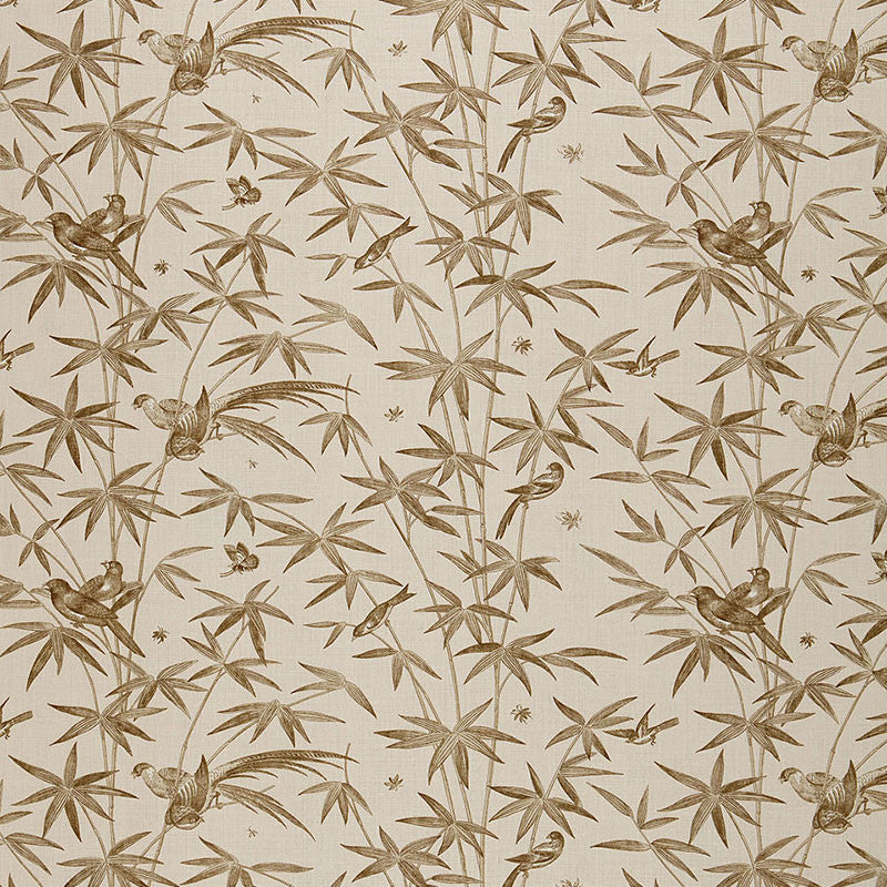 Cantonese Bamboo Ii Blush 174511 by Schumacher Designer Fabric CLASSIC PRINTS See Sample THAILAND LIGHT DUTY </p><p>Repeat: Horizontal: 30" (76CM) and Vertical: 16 1/2" (42CM) 60" WIDE (152CM) - Swanky Fabrics -