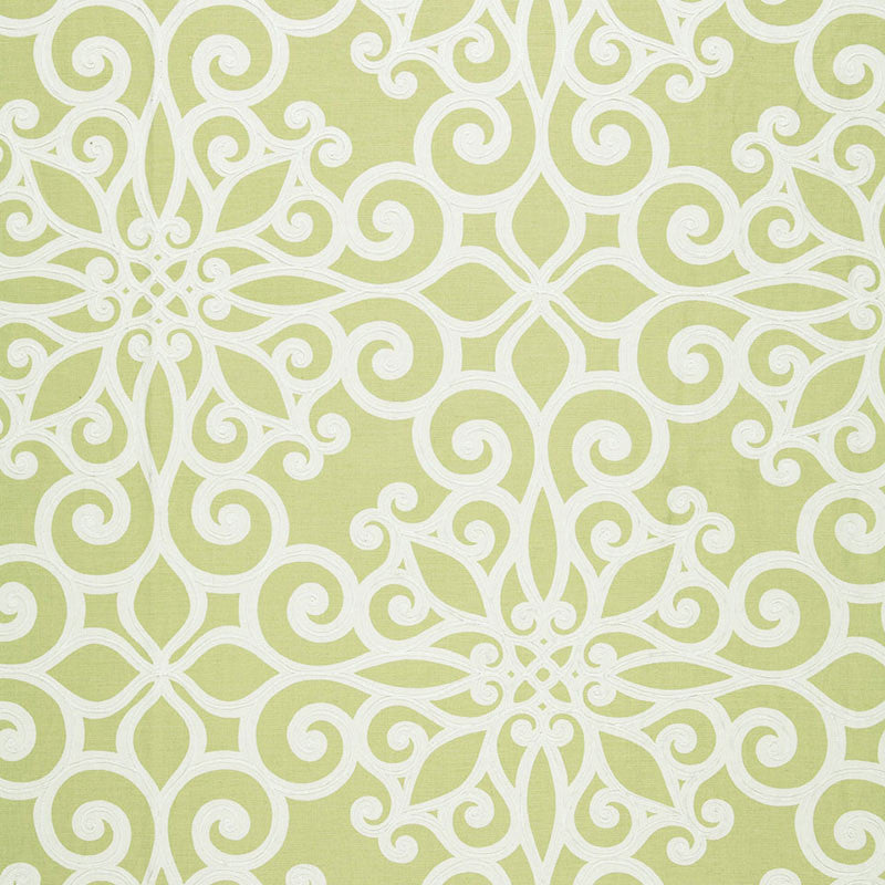 Rosegate Embroidered Print Chartreuse 174563 by Schumacher Fabric Schumacher Fabric Rosegate Embroidered Print Chartreuse 174563Fabric LINEN 63% INDIA </p><p>Repeat: H: HORZ. 27" (69CM) , V: VERT. 26" (66CM) 54 - Fabric Carolina -