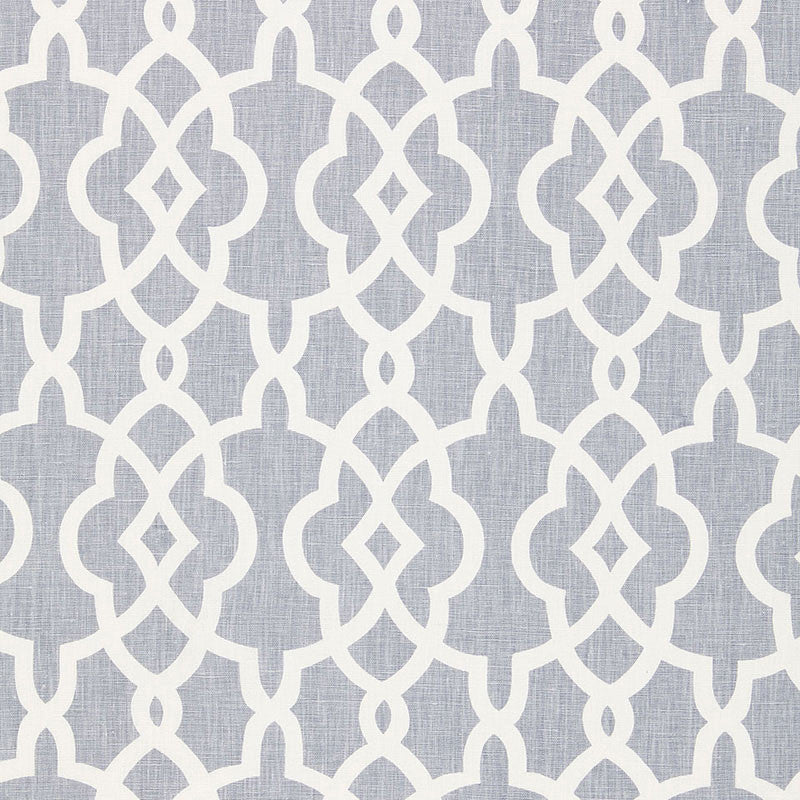Summer Palace Fret Wisteria 174592 by Schumacher Fabric Schumacher Fabric Summer Palace Fret Wisteria 174592Fabric LINEN 100% CHINA </p><p>Repeat: H: HORZ. 27" (69CM) , V: VERT. 8" (20CM) 54 - Fabric Carolina -
