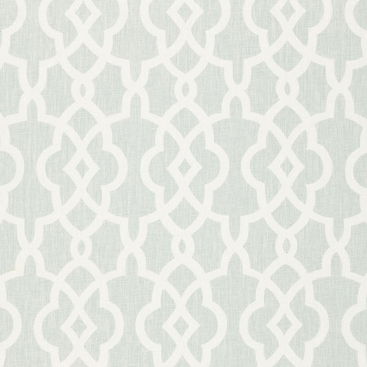 Summer Palace Fret Mineral 174593 by Schumacher Fabric Schumacher Fabric Summer Palace Fret Mineral 174593Fabric LINEN 100% CHINA </p><p>Repeat: H: HORZ. 27" (69CM) , V: VERT. 8" (20CM) 54 - Fabric Carolina -