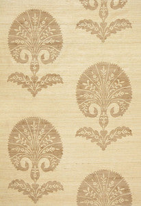 Ottoman Flower Candlelight 174651 by Schumacher Designer Fabric