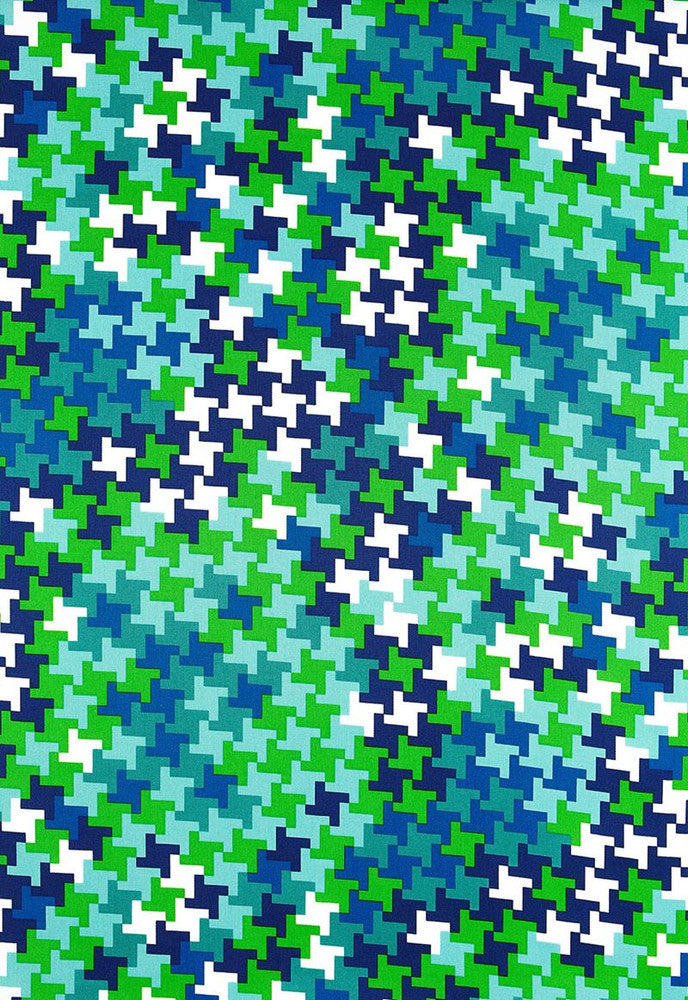 Jax Print Azure 174680 by Schumacher Designer Fabric Trina-Turk 100% Acrylic - Horizontal: 18 and Vertical: 36 54 - Swanky Fabrics -