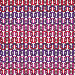 Loop De Loop Print Cerise 174702 by Schumacher Designer Fabric