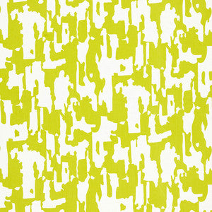 Beauty Bark Print Sulfur 174712 by Schumacher Designer Fabric
