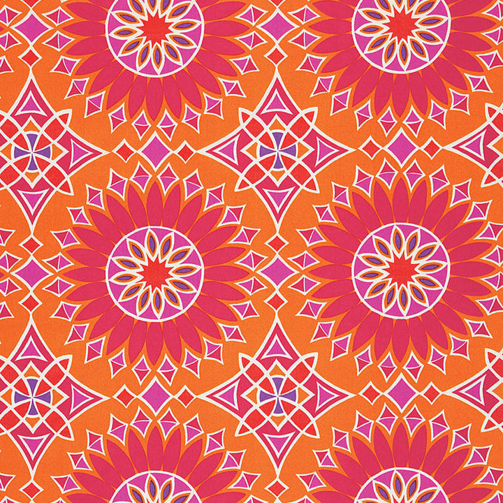 Soleil L.A. Print Sunset 174732 by Schumacher Designer Fabric TRINA TURK ACRYLIC 100% UNITED STATES OF AMERICA </p><p>Repeat: Horizontal: 13 1/2" (34CM) and Vertical: 13 1/2" (34CM) 54 - Swanky Fabrics -