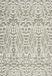 Maya Ikat Print Greige 174751 by Schumacher Designer Fabric