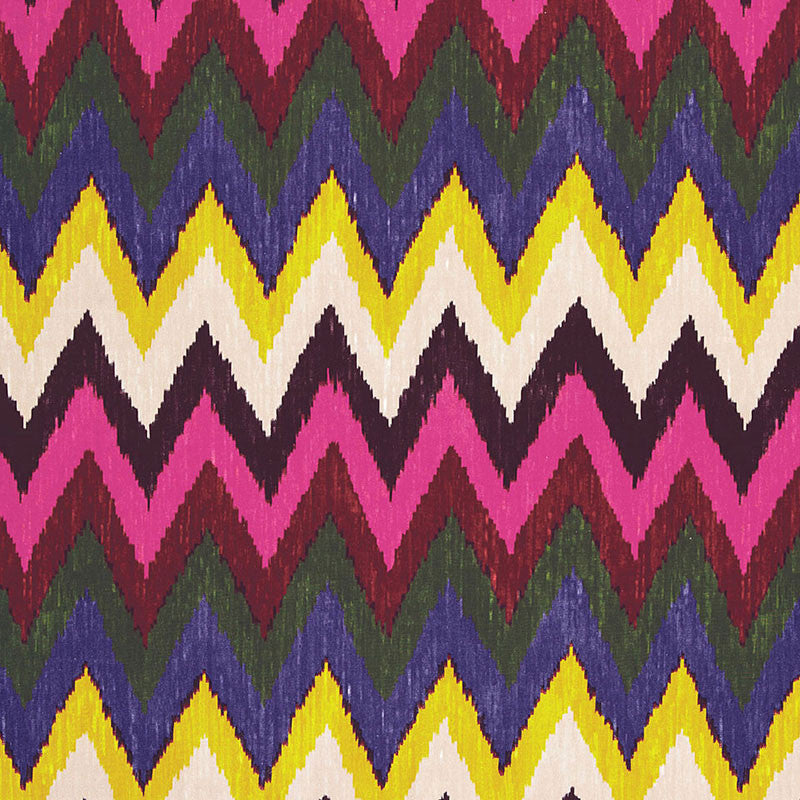 Adras Ikat Print Jewel 174820 by Schumacher Designer Fabric OTTOMAN CHIC COTTON 100% UNITED KINGDOM </p><p>Repeat: Horizontal: 27" (69CM) and Vertical: 18 1/2" (47CM) 54 - Swanky Fabrics -