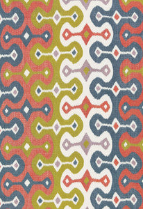 Darya Ikat Caravan 174830 by Schumacher Designer Fabric