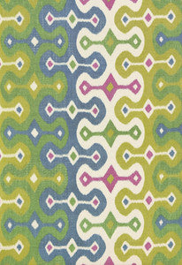 Darya Ikat Jewel 174834 by Schumacher Designer Fabric