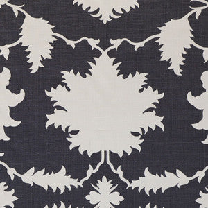 Garden Of Persia Charcoal 175035 by Schumacher Designer Fabric