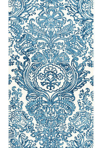 Tremezzo Damask Caspian 175090 by Schumacher Designer Fabric
