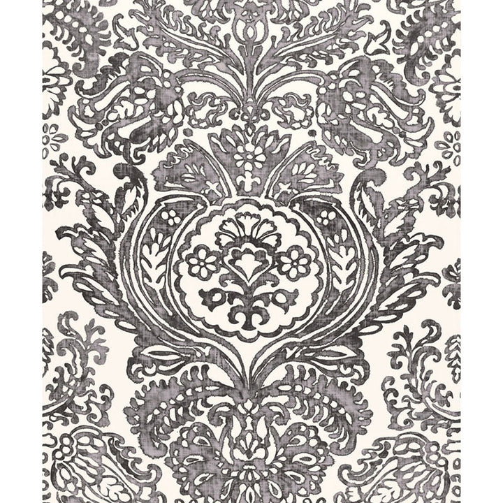 Tremezzo Damask Graphite 175091 by Schumacher Designer Fabric PRINTS F12 See Sample ITALY MEDIUM DUTY </p><p>Repeat: Horizontal: 55" (140CM) and Vertical: 98" (249CM) 55" WIDE (140CM) - Swanky Fabrics -