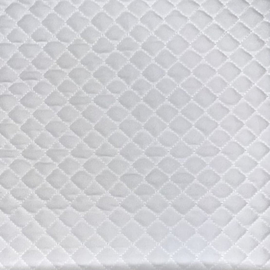 Magnificent Quilt 1750 Pure White by Europatex Designer Fabric