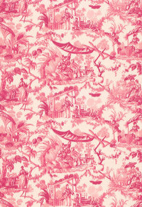 Pavillon Chinois Peony 175100 by Schumacher Designer Fabric