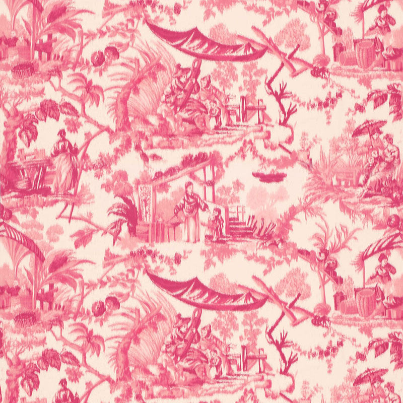 Pavillon Chinois Peony 175100 by Schumacher Fabric Schumacher Fabric Pavillon Chinois Peony 175100Fabric COTTON 100% ITALY </p><p>Repeat: H: HORZ. 54 3/4" (139CM) , V: VERT. 34" (86CM) 54.625 - Fabric Carolina -