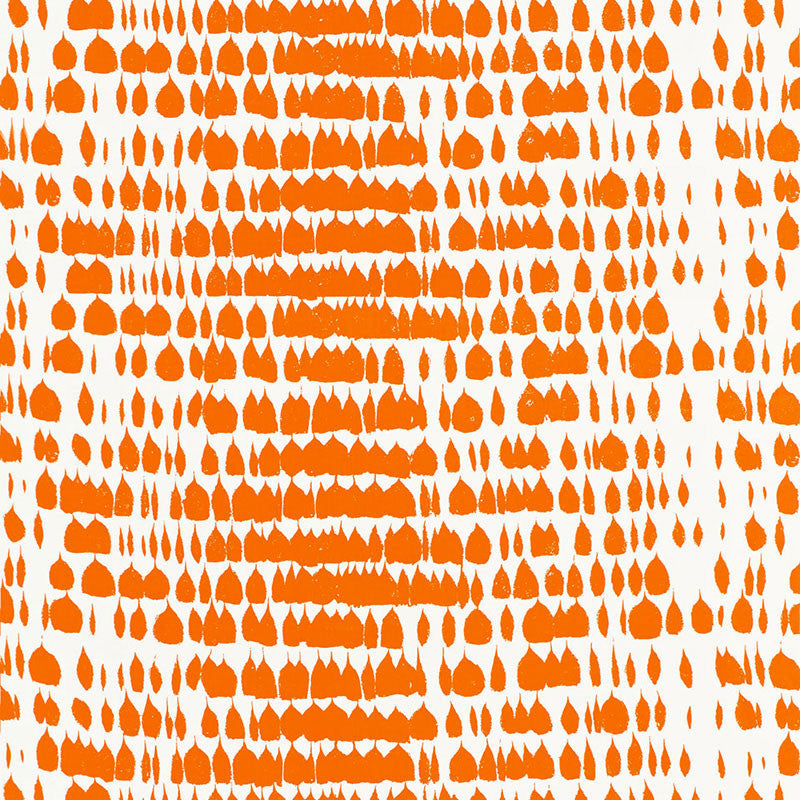 Queen Of Spain Carrot 175202 by Schumacher Designer Fabric GOOD VIBRATIONS COTTON 100% UNITED KINGDOM </p><p>Repeat: Horizontal: 48" (122CM) and Vertical: 35" (89CM) 48 - Swanky Fabrics -