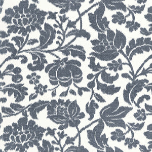 Tranquil Vine Indigo 175302 by Schumacher Designer Fabric