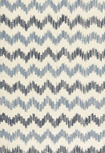 Sierra Ikat Indigo 175310 by Schumacher Designer Fabric