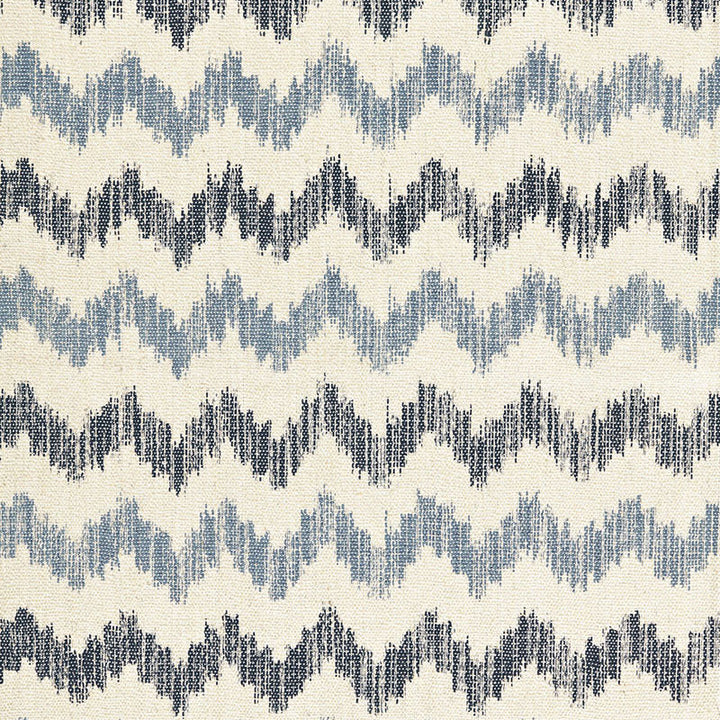 Sierra Ikat Indigo 175310 by Schumacher Fabric Schumacher Fabric Sierra Ikat Indigo 175310Fabric JUTE 55% INDIA </p><p>Repeat: H: HORZ. 3 3/4" (10CM) , V: VERT. 7 7/8" (20CM) 52.5 - Fabric Carolina -