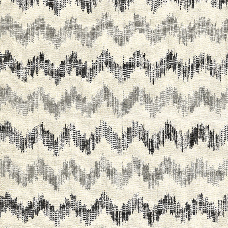 Sierra Ikat Zinc 175311 by Schumacher Designer Fabric IKAT COLLECTION See Sample INDIA . </p><p>Repeat: Horizontal: 3 3/4" (10CM) and Vertical: 7 7/8" (20CM) 52 1/2" WIDE (133CM) - Swanky Fabrics -