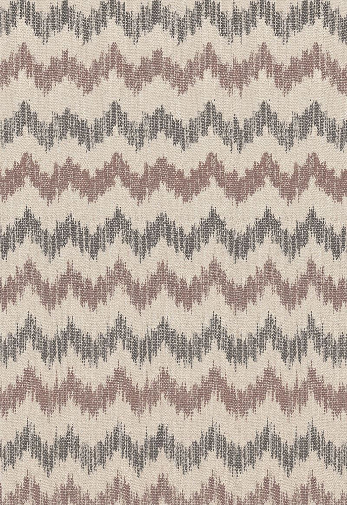 Sierra Ikat Raisin 175312 by Schumacher Designer Fabric Ikat-Collection 55% Jute, 45% Cotton - Horizontal: 3.75 and Vertical: 7.875 52.5 - Swanky Fabrics -