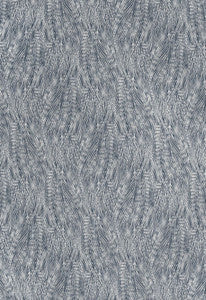 Grand Cascade Indigo 175351 by Schumacher Designer Fabric