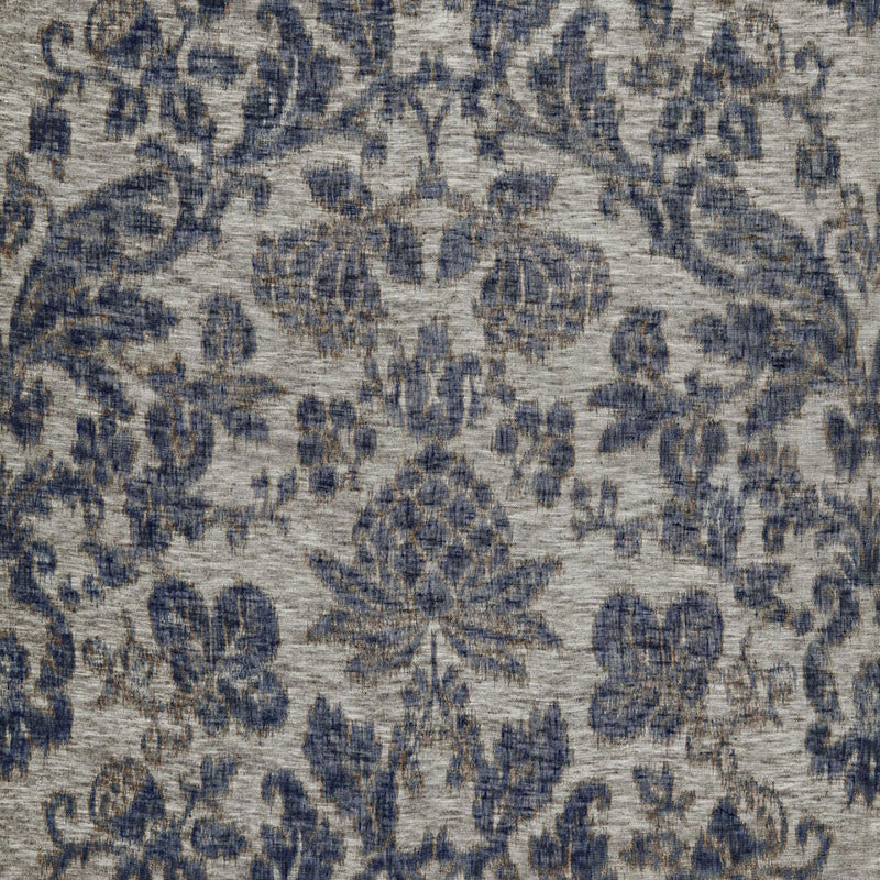 Shalimar Sheer Indigo 175410 by Schumacher Designer Fabric AU NATUREL 2 See Sample ITALY LIGHT DUTY </p><p>Repeat: Horizontal: 26" (66CM) and Vertical: 23" (58CM) 52" WIDE (132CM) - Swanky Fabrics -