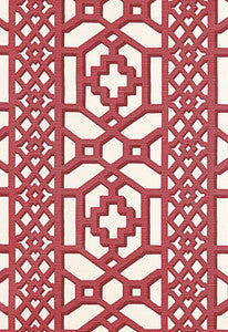 Zanzibar Trellis Matte Lacquer 175742 by Schumacher Designer Fabric