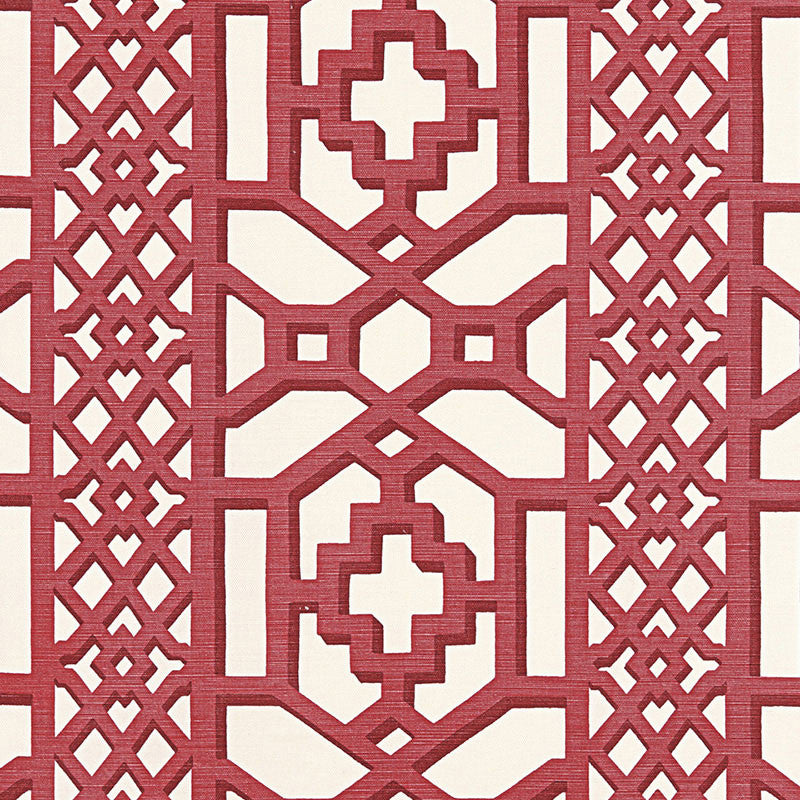 Zanzibar Trellis Matte Lacquer 175742 by Schumacher Designer Fabric 125TH ANNIVERSARY LINEN 55% COTTON 45% BELGIUM </p><p>Repeat: Horizontal: 13 1/2" (34CM) and Vertical: 12 1/2" (32CM) 54 - Swanky Fabrics -