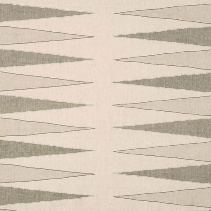Moorea Sea Oyster 175831 by Schumacher Designer Fabric TRIBAL CHIC See Sample INDIA - </p><p>Repeat: Horizontal: 53" (135CM) and Vertical: 10 1/4" (26CM) 54" WIDE (137CM) - Swanky Fabrics -
