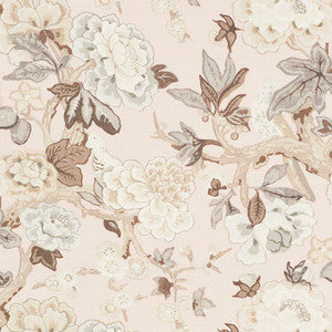 Bermuda Blossoms Blush 175874 by Schumacher Designer Fabric